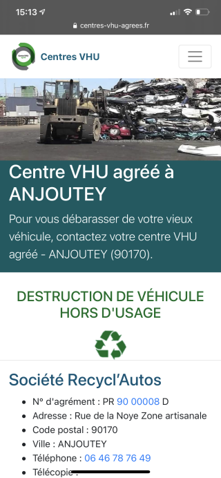 Garage Société Recycl'Autos 0